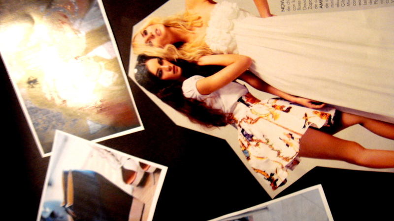 Elle, white and Collage