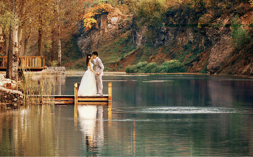 love, marriage and wedding dress