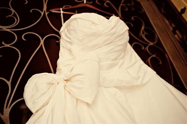bow, white and dress