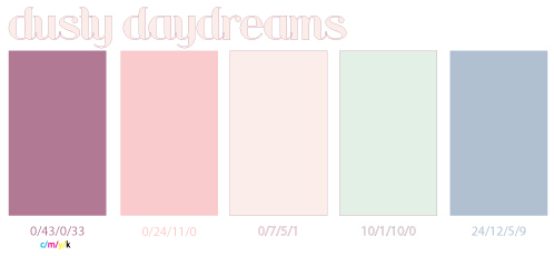 dusty daydreams, tonal tuesday and pink