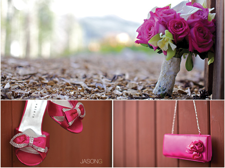 bouquet, flowers, bag and pink