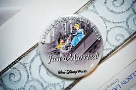 just married, disney dream wedding and disneyland