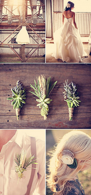 herbs, flowers and hair