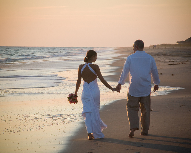 bride, North Carolina, bald head island and love