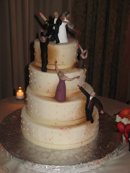cake and zombie