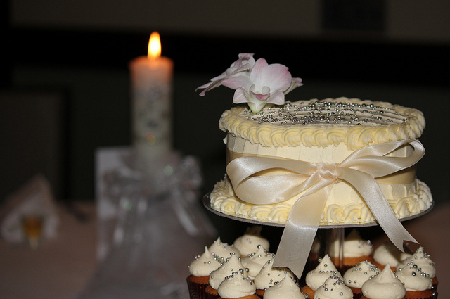 cupcake, food and wedding cake