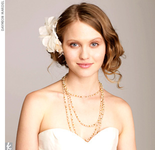 classy, beauty and wedding hairstyle