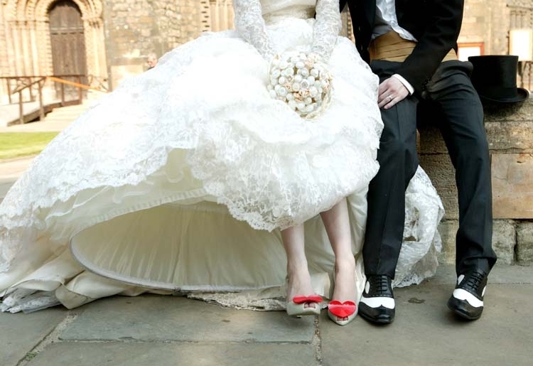 couple, vivenne westwood, love wedding wife husband and bride