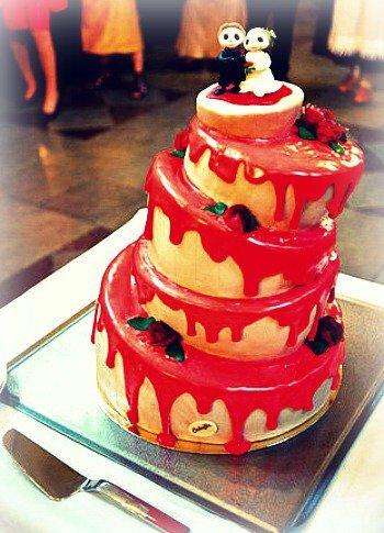 cake, food and skeleton
