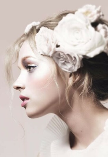 hair, delicate and white