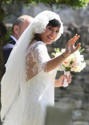 lace, wedding dress and lily allen