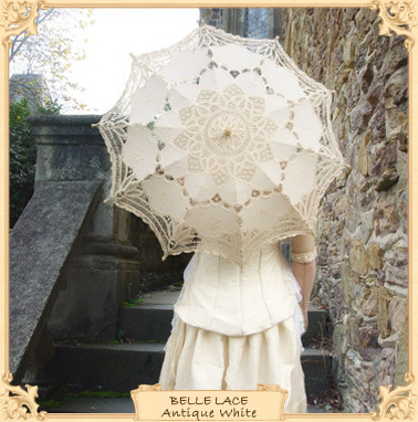 parasol, white and victorian