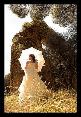 white, vintage and parasol