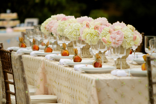 table, pink and tablescape