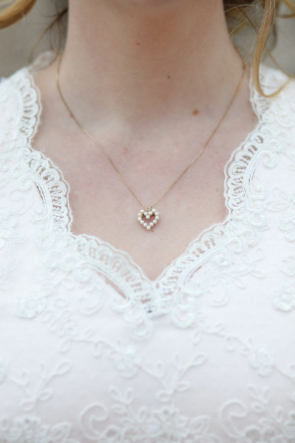 bride, love, necklace and heart