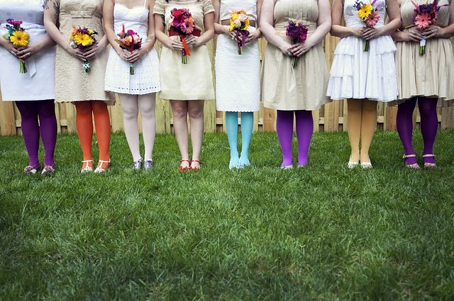 rainbow, tights and colorful