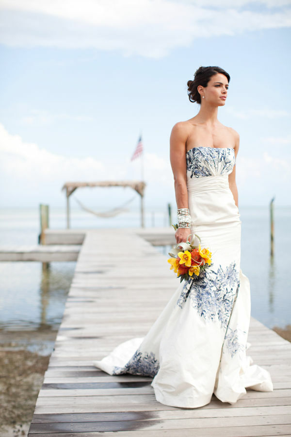 dress, bride and dock