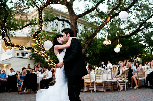 gown, people and lights
