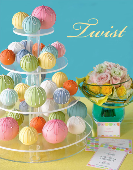 cake balls, roses and unique