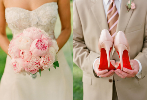 shoes, heels and flowers
