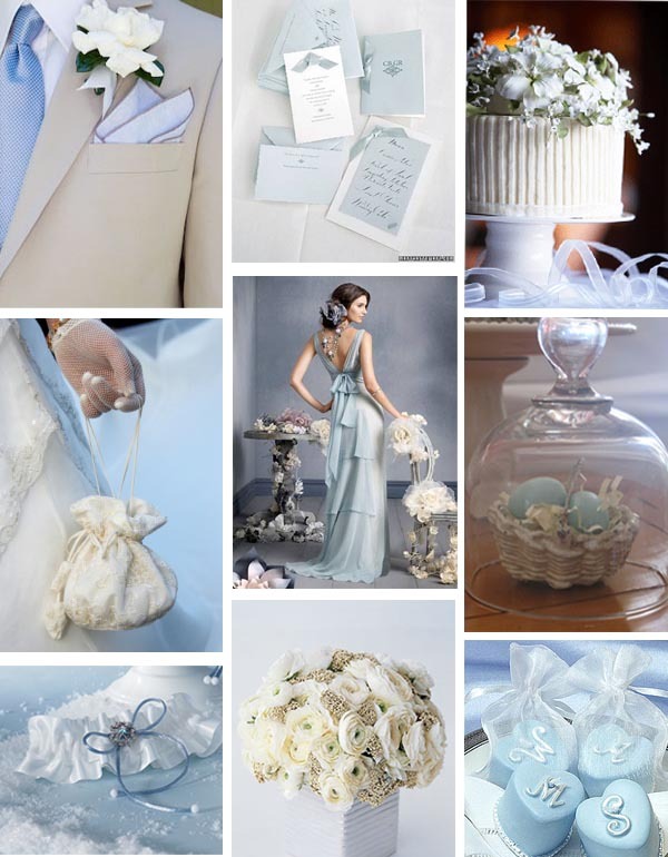 wedding dress, cake, elegance and blue