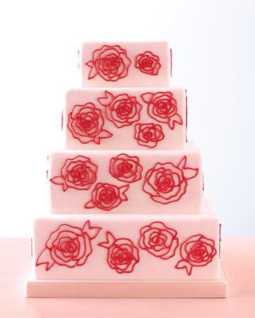 pink, roses and red