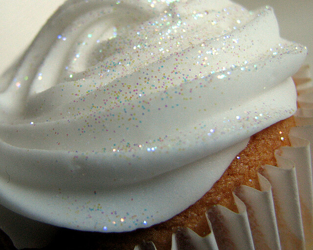 stu and alans wedding, glitter, food and cupcake