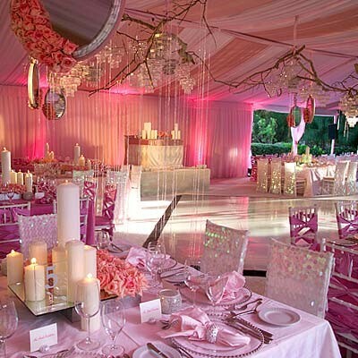 pretty in pink, roses and weddings