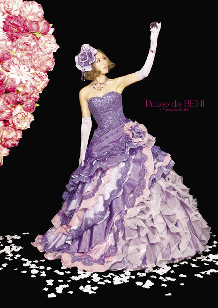 wedding dress, japanese and beni