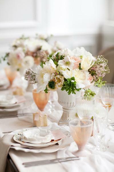 tablescape, centerpiece and reception