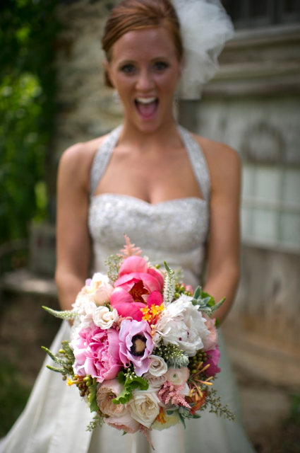 bride, posy and bridal