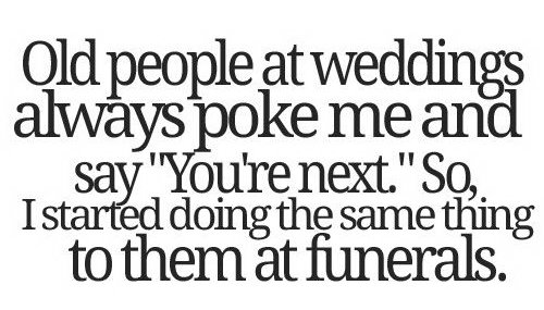 text, funeral and poke