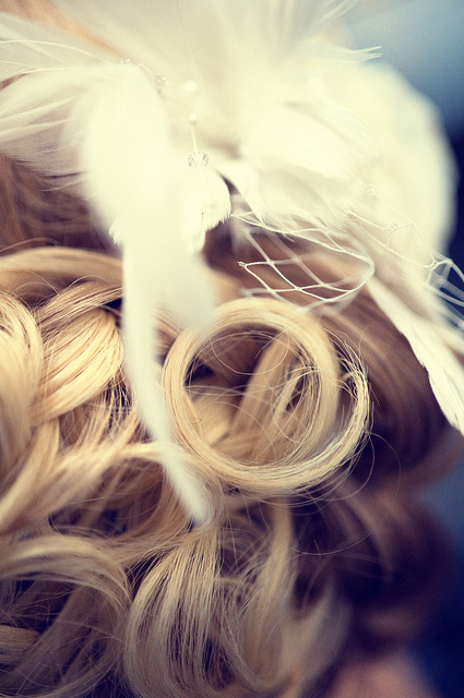 hair and fascinator