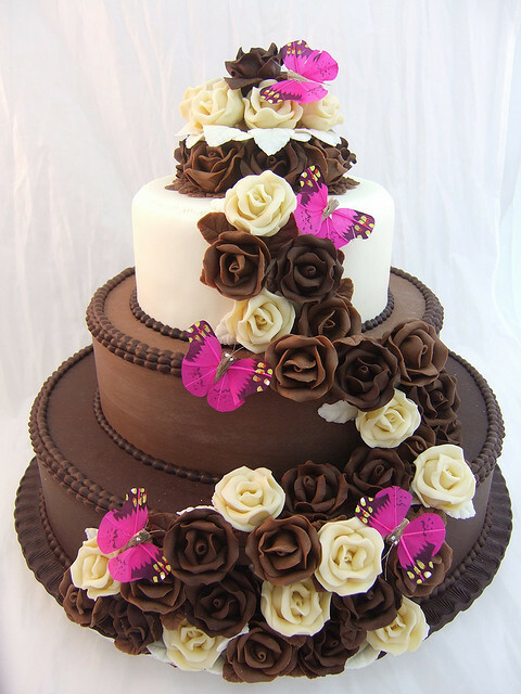 butterflies, chocolate, pretty and cake