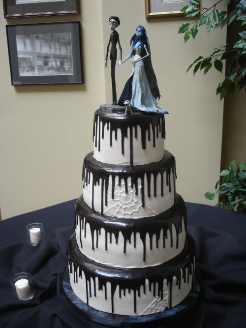 candle, cadaver, corpse bride and cake