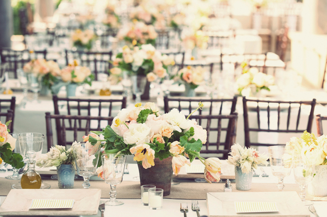 centerpiece, floral and receptionn