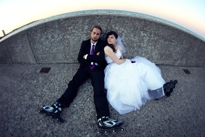 rolls, gdynia, skate and just married