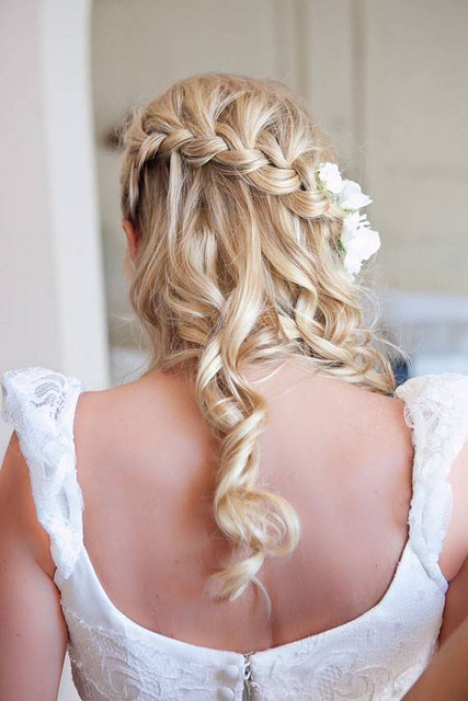 hair, flower and flowers