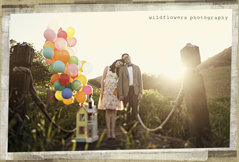 house, up, ballons and love
