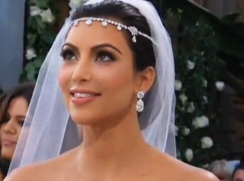 diamonds, glamourous and kim k wedding