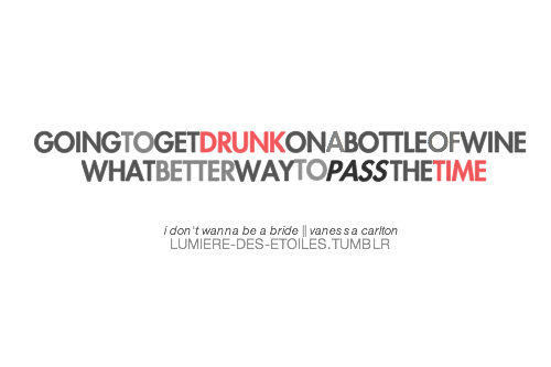 drunk, waste and bride