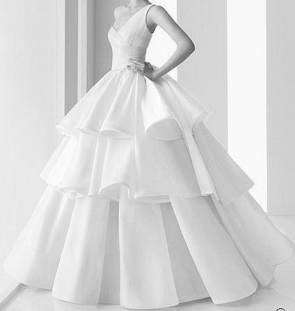 wedding dress, dress and beautiful