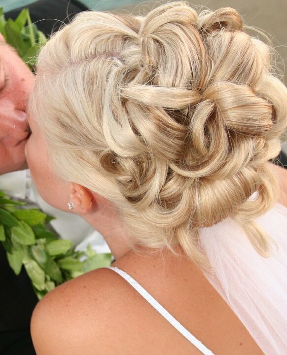 curls, updo, hair and pretty