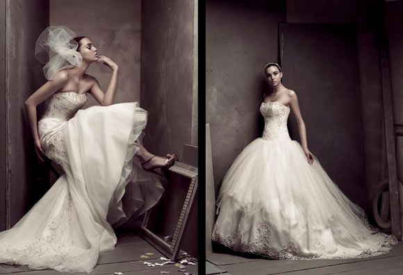 wedding dress and en