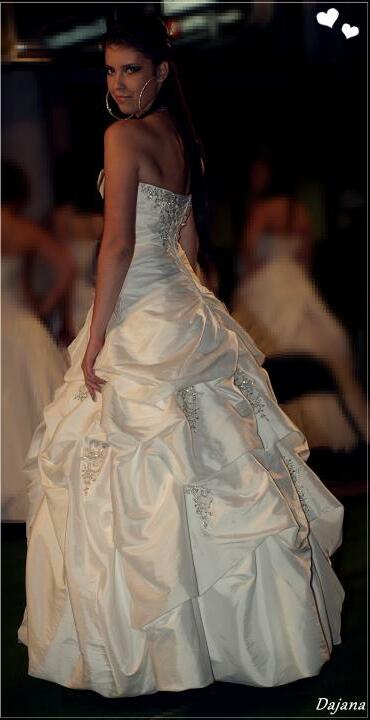 make-up, white and wedding dress