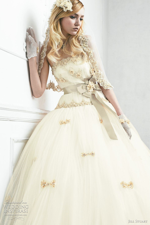 pretty, glamorous, bridal and wedding dress