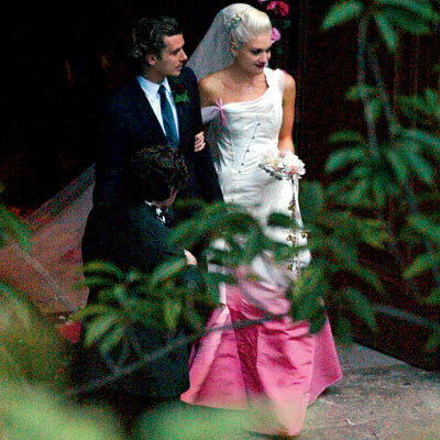 bride, gwen stefani and gavin rossdale