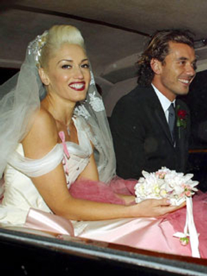 gavin rossdale, bride and happy
