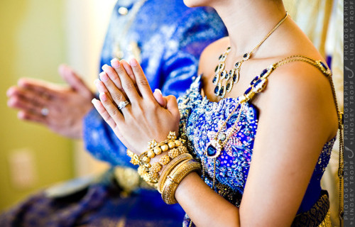 khmer, gold and bluee(l)