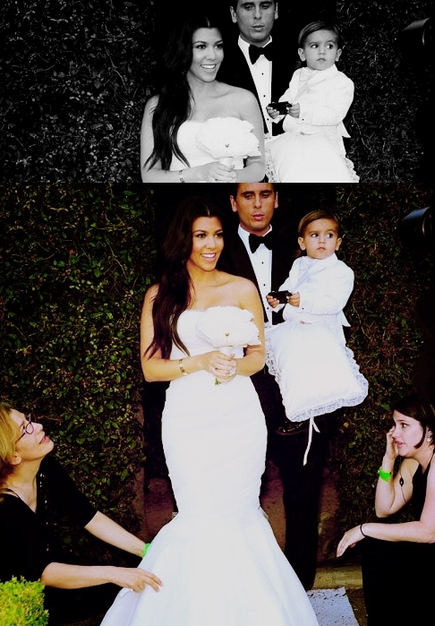 scott disick, kim's wedding and kourtney kardashian